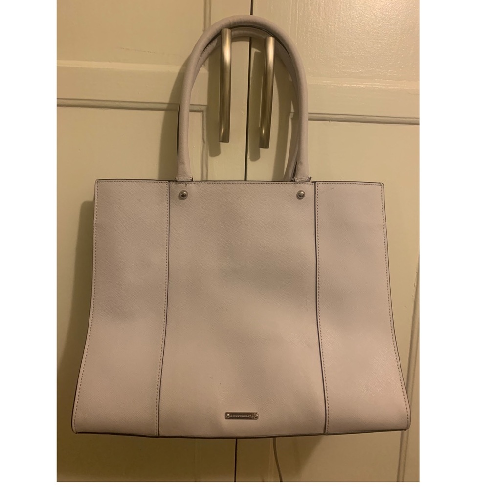 Rebecca Minkoff white leather shoulder purse